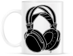 printfashion Fejhallgató - Bögre - Fehér (7604379)