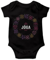 printfashion Jóga - Baba Body - Fekete (6348020)