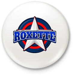 printfashion ROXETTE - Kitűző, hűtőmágnes - Fehér (11370034)