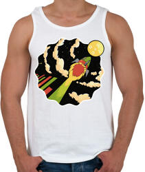 printfashion Rakéta - Férfi atléta - Fehér (12654882)