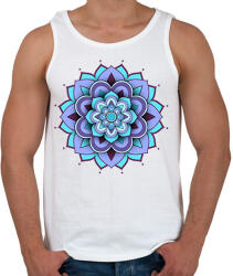 printfashion 3D mandala - Férfi atléta - Fehér (13356477)