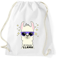 printfashion no drama llama - Sportzsák, Tornazsák - Fehér (4108442)