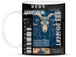 printfashion Capicorn - Streetwear style - Bögre - Fekete (15697223)