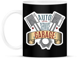 printfashion Auto Service - Bögre - Fekete (6562800)