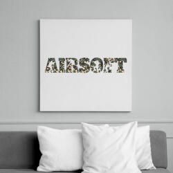 printfashion Airsotf - terepmintás - Vászonkép - Fehér (15525513)