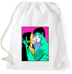 printfashion Mask kiss - Sportzsák, Tornazsák - Fehér (4833665)