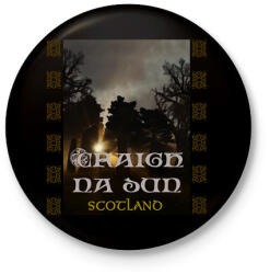 printfashion Craigh na dun - Kitűző, hűtőmágnes - Fekete (3101075)