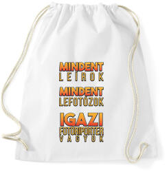 printfashion Igazi fotóriporter - Sportzsák, Tornazsák - Fehér (11792837)