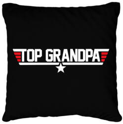 printfashion Top Grandpa - Párnahuzat, Díszpárnahuzat - Fekete (11959750)