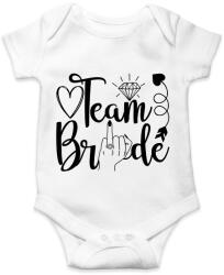 printfashion Team Bride gyűrűvel - Baba Body - Fehér (16852579)