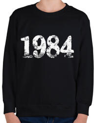 printfashion 1984 - Gyerek pulóver - Fekete (6197155)