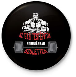 printfashion IT február - Kitűző, hűtőmágnes - Fekete (3099387)