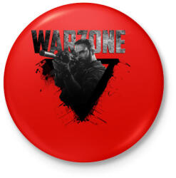 printfashion COD: Warzone - Kitűző, hűtőmágnes - Piros (3630355)