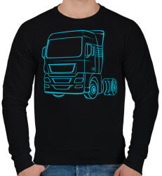 printfashion Kamion - Férfi pulóver - Fekete (4377032)