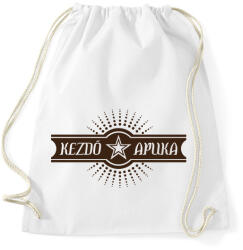 printfashion kezdo-apuka-brown - Sportzsák, Tornazsák - Fehér (560089)