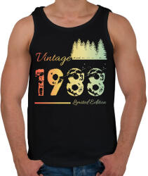 printfashion 1988 - Férfi atléta - Fekete (12617863)