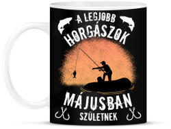printfashion a legjobb horgászok - Bögre - Fekete (4986686)