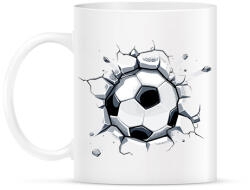 printfashion Focilabda - Bögre - Fehér (11889880)