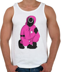printfashion Squid Game Soldier - Férfi atléta - Fehér (5486872)