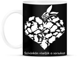 printfashion Együtt A Kisállatokért Alapítvány - Bögre - Fekete (13444436)