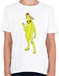 printfashion Banana Skin Fortnite - Gyerek póló - Fehér (1953922)
