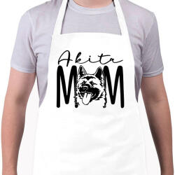 printfashion Akita Mom - Kötény - Fehér (5452790)