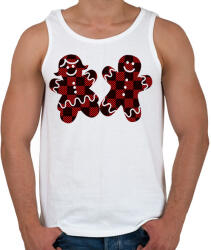 printfashion Mézi - Férfi atléta - Fehér (9545271)