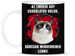 printfashion Emberi agy - Bögre - Fekete (5186781)