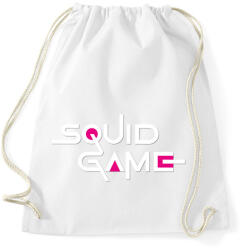 printfashion squid game felirat - Sportzsák, Tornazsák - Fehér (5514596)