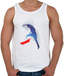 printfashion No comply - Férfi atléta - Fehér (229639)