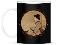 printfashion Csak hagyj szakét inni - Bögre - Fekete (7632064)