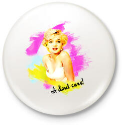 printfashion marilyn monroe - Kitűző, hűtőmágnes - Fehér (3083310)