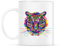 printfashion Tiger - Bögre - Fehér (15105681)