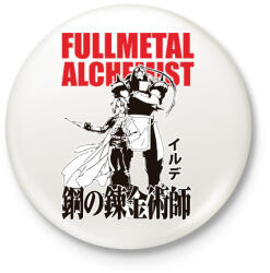 printfashion FMAB - Kitűző, hűtőmágnes - Fehér (3082535)