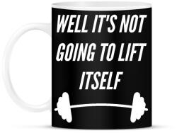 printfashion Ez nem emelődik meg magától - Bögre - Fekete (1302583)