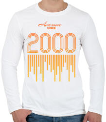 printfashion 2000 - Férfi hosszú ujjú póló - Fehér (12158708)