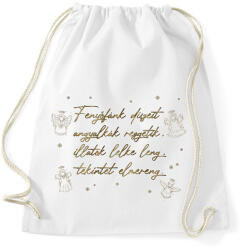 printfashion Fenyőfánk díszeit - Sportzsák, Tornazsák - Fehér (10207622)