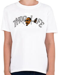 printfashion Thug Life Society - Gyerek póló - Fehér (2280727)