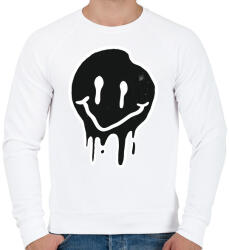 printfashion Smiley - Férfi pulóver - Fehér (4172066)