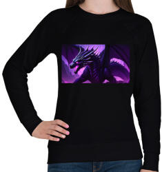 printfashion enderdragon irl - Női pulóver - Fekete (15269775)
