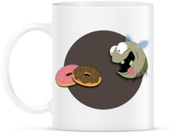 printfashion Légy és a fánk - Bögre - Fehér (789492)