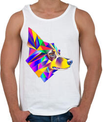 printfashion FuturPup 2.0 - Férfi atléta - Fehér (13503673)