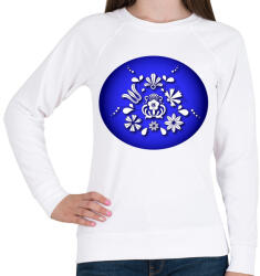 printfashion Magyaros - Női pulóver - Fehér (829259)