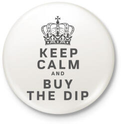 printfashion Bitcoin Trade - Kitűző, hűtőmágnes - Fehér (4979452)