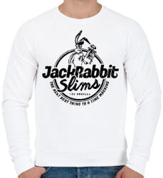 printfashion Jackrabbit - Férfi pulóver - Fehér (1892166)