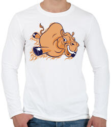 printfashion Teve - Férfi hosszú ujjú póló - Fehér (13636651)