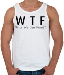 printfashion WTF? - Férfi atléta - Fehér (282323)