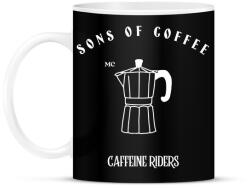 printfashion SONSOFCOFFEE - Bögre - Fekete (11438131)