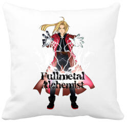 printfashion Fullmetal Alchemist - Párnahuzat, Díszpárnahuzat - Fehér (815108)