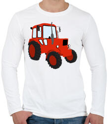 printfashion mtz - Férfi hosszú ujjú póló - Fehér (2788031)